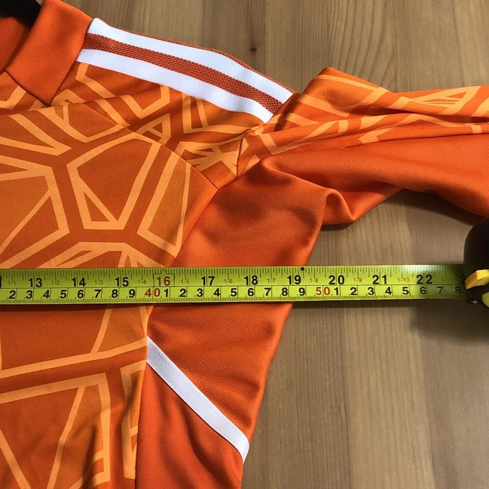 Adidas Goalkeeper Sample Tag Long Sleeve Jersey Men's Small Orange
